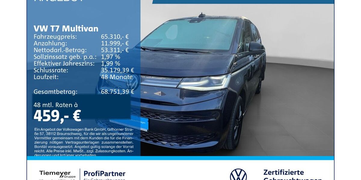 VW T7 Multivan 24.281 km 65.310 &euro; Recklinghausen 45663