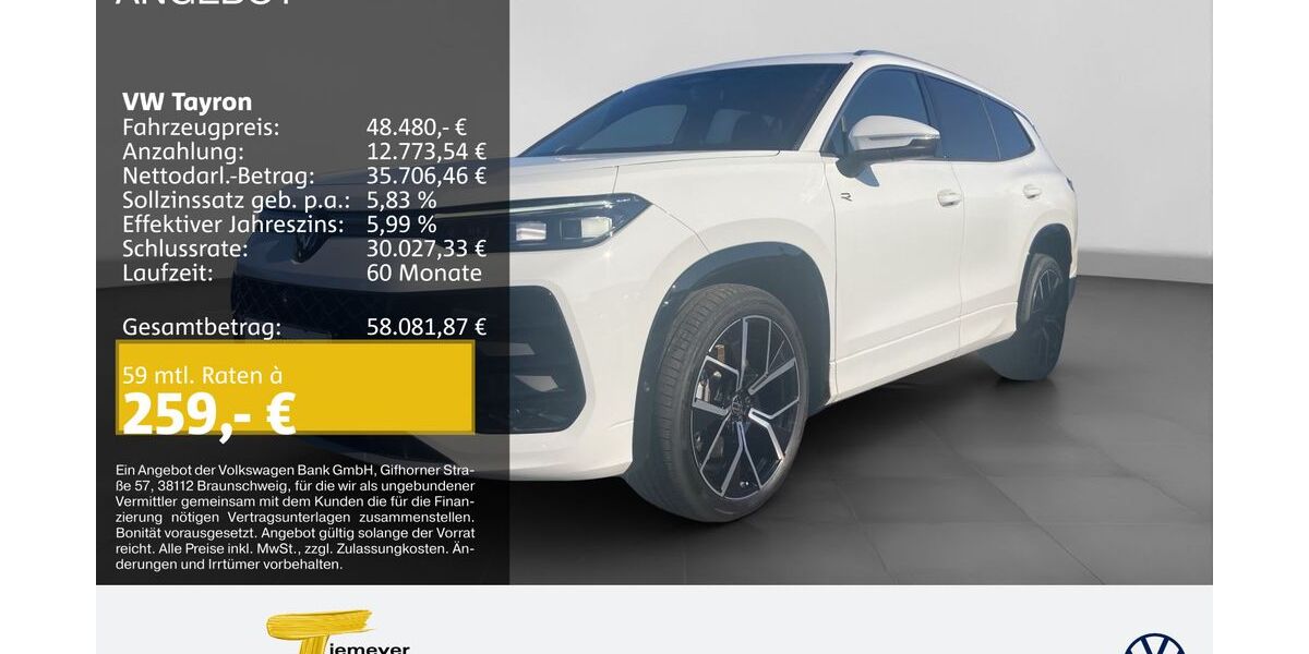 VW Tayron 18.760 km 48.480 &euro; Bochum 44892