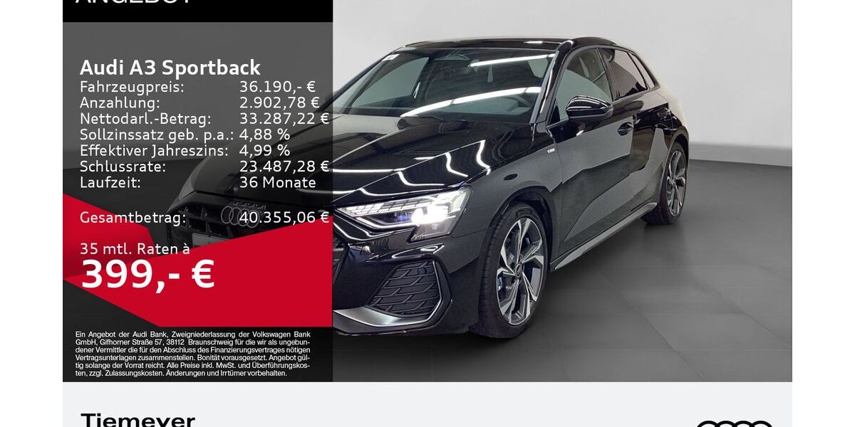 Audi A3 5.014 km 35.230 &euro; Bochum 44809