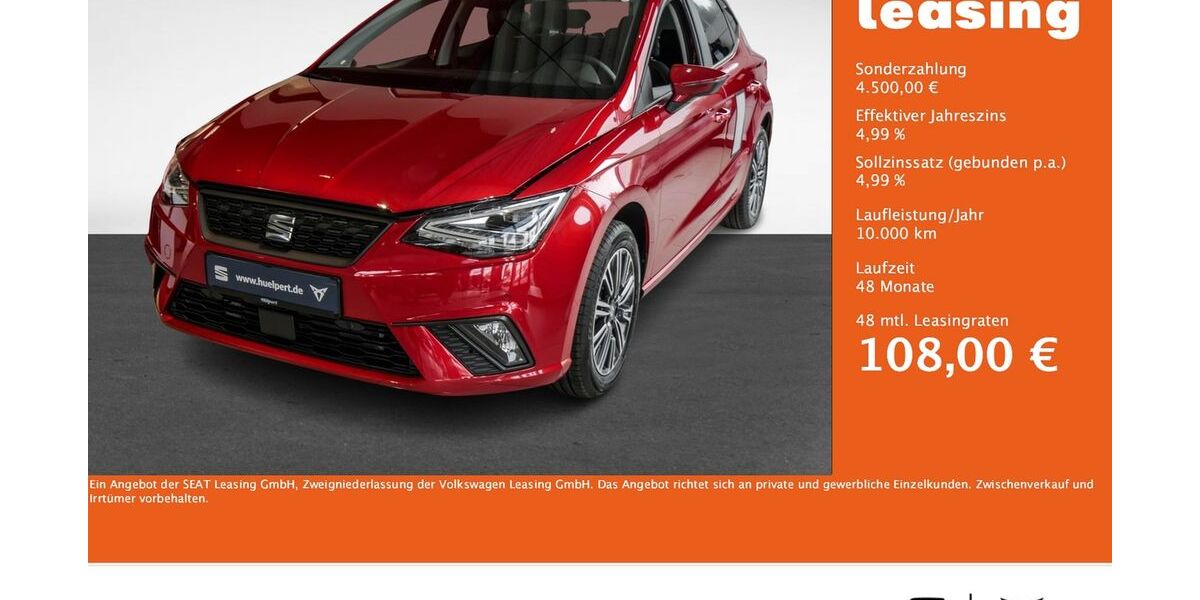 Seat Ibiza 1.990 km 22.444 &euro; Dortmund 44379