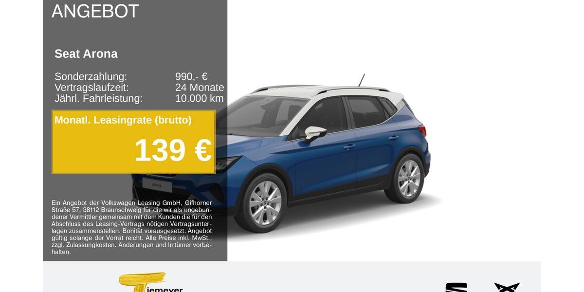 Seat Arona 6.624 km 21.220 &euro; Bochum 44809