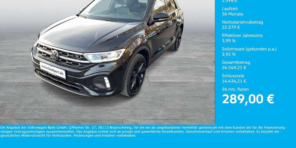 VW T-Roc 84.734 km 24.498 &euro; Dortmund-Marten 44379