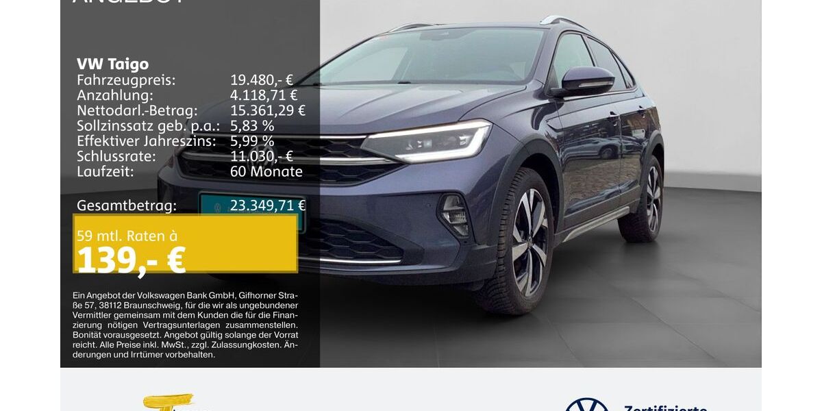 VW Taigo 50.743 km 18.980 &euro; Herne 44653