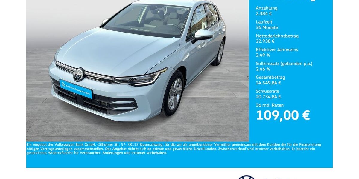 VW Golf 6.593 km 24.922 &euro; Dortmund 44379
