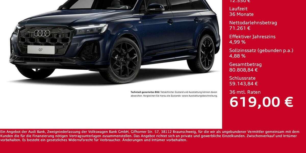 Audi Q7 8.652 km 83.811 &euro; Dortmund 44143