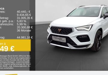 Cupra Ateca 14.149 km 40.910 &euro; Bochum 44892