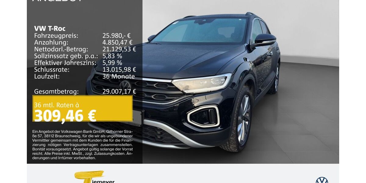 VW T-Roc 15.998 km 25.680 &euro; Recklinghausen 45663