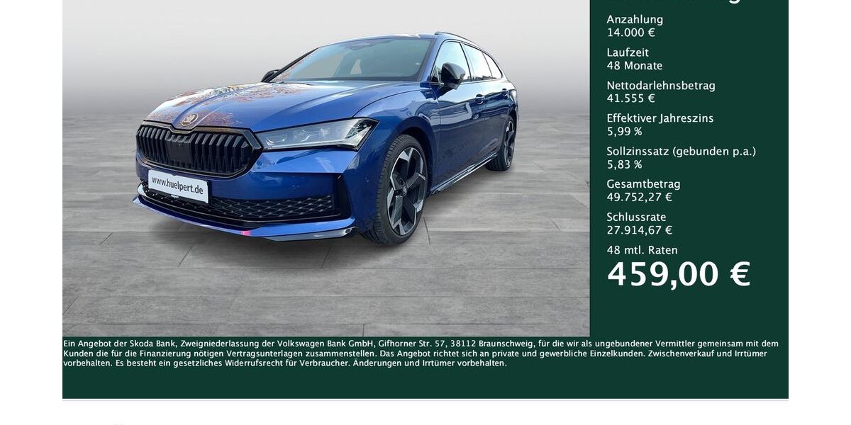 Skoda Superb 11.586 km 54.555 &euro; Dortmund 44269