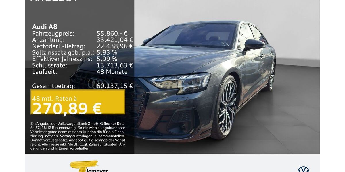 Audi A8 76.464 km 55.860 &euro; Recklinghausen 45663