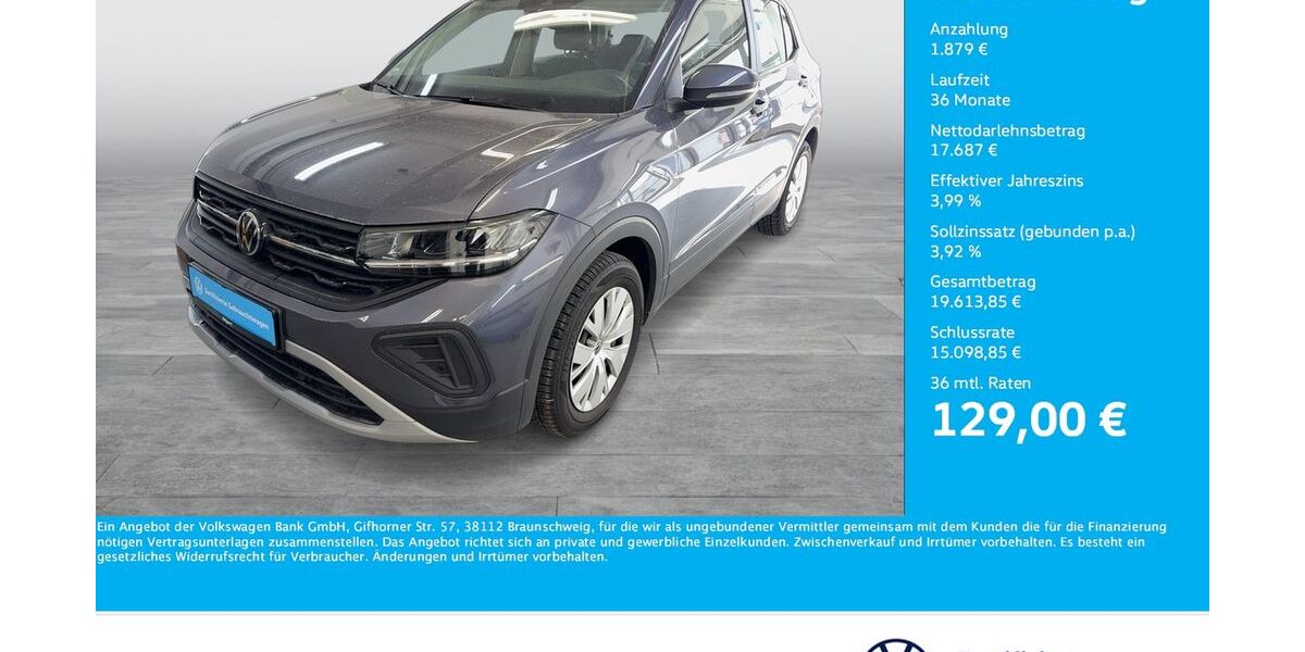VW T-Cross 10.752 km 18.922 &euro; Dortmund 44141