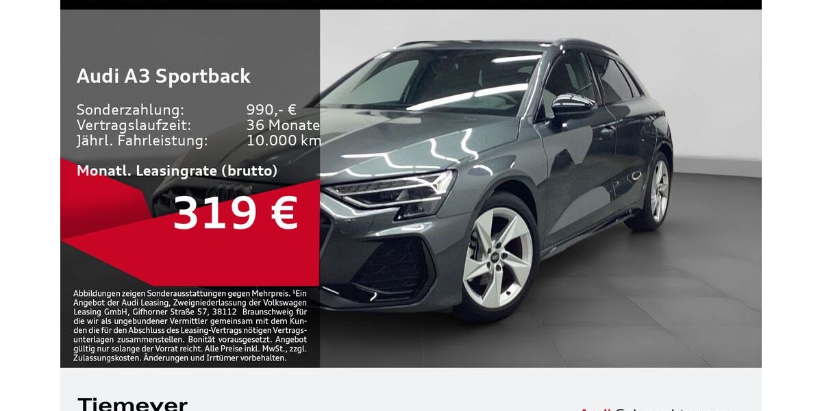 Audi A3 1.974 km 34.390 &euro; Bochum 44809