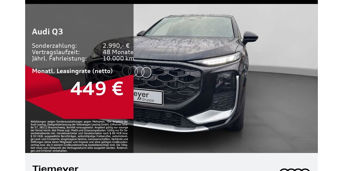 Audi Q3 2.990 km 48.980 &euro; Dorsten 46284