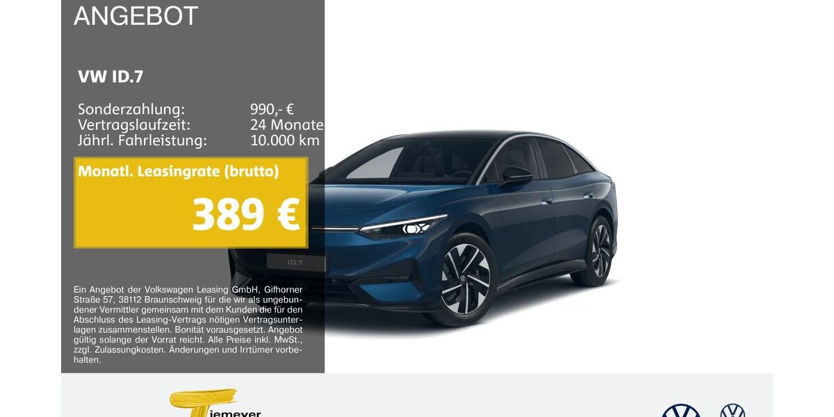 VW ID.7 4.804 km 44.260 &euro; Castrop-Rauxel 44575