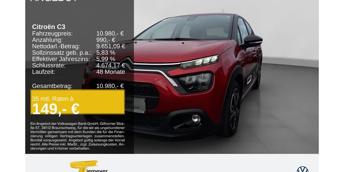 Citroen C3 42.544 km 9.860 &euro; Recklinghausen 45663