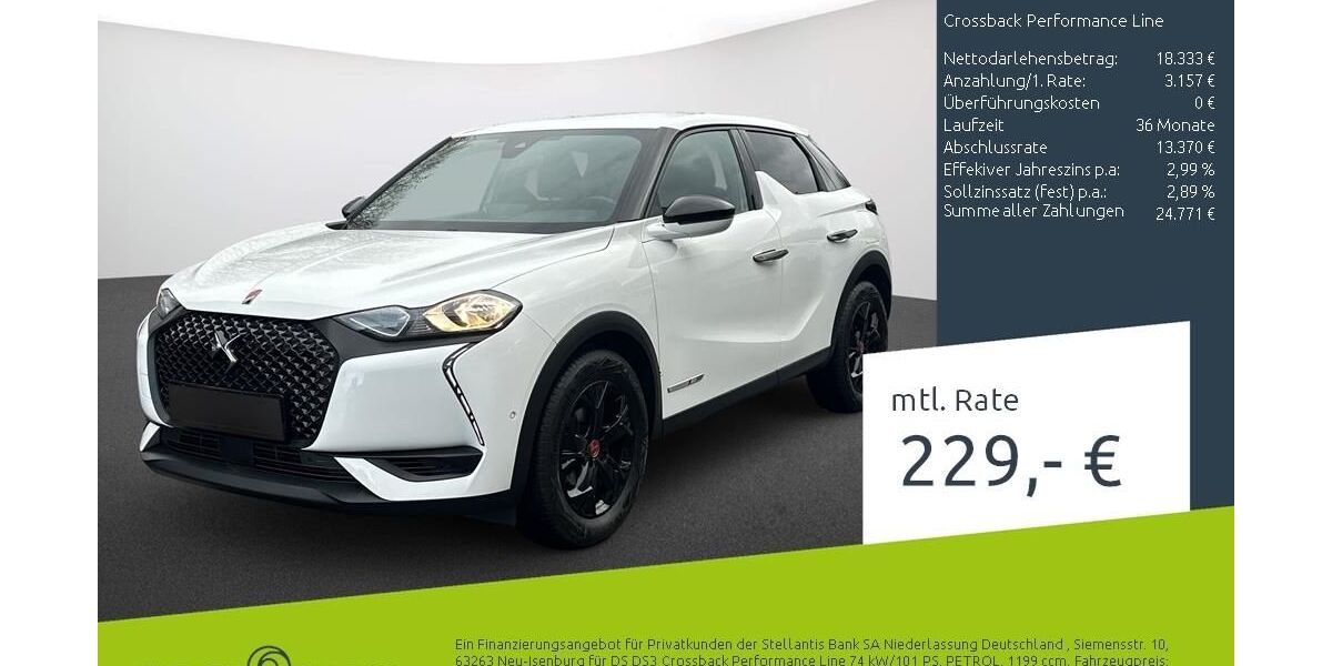 DS Automobiles DS3 Crossback 31.689 km 18.980 &euro; Dortmund 44263